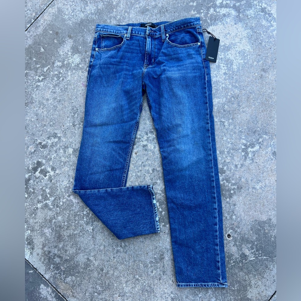 NWT HUDSON Jeans, 36, Blake Slim Straight Men’s